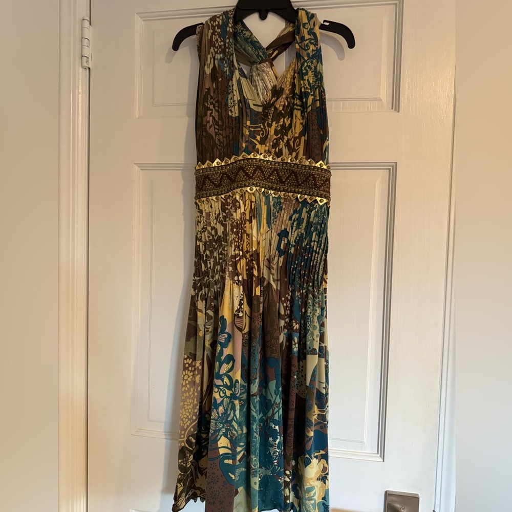 Ranna Gil dress (from India) cocktail dress multicolor embellishment size S